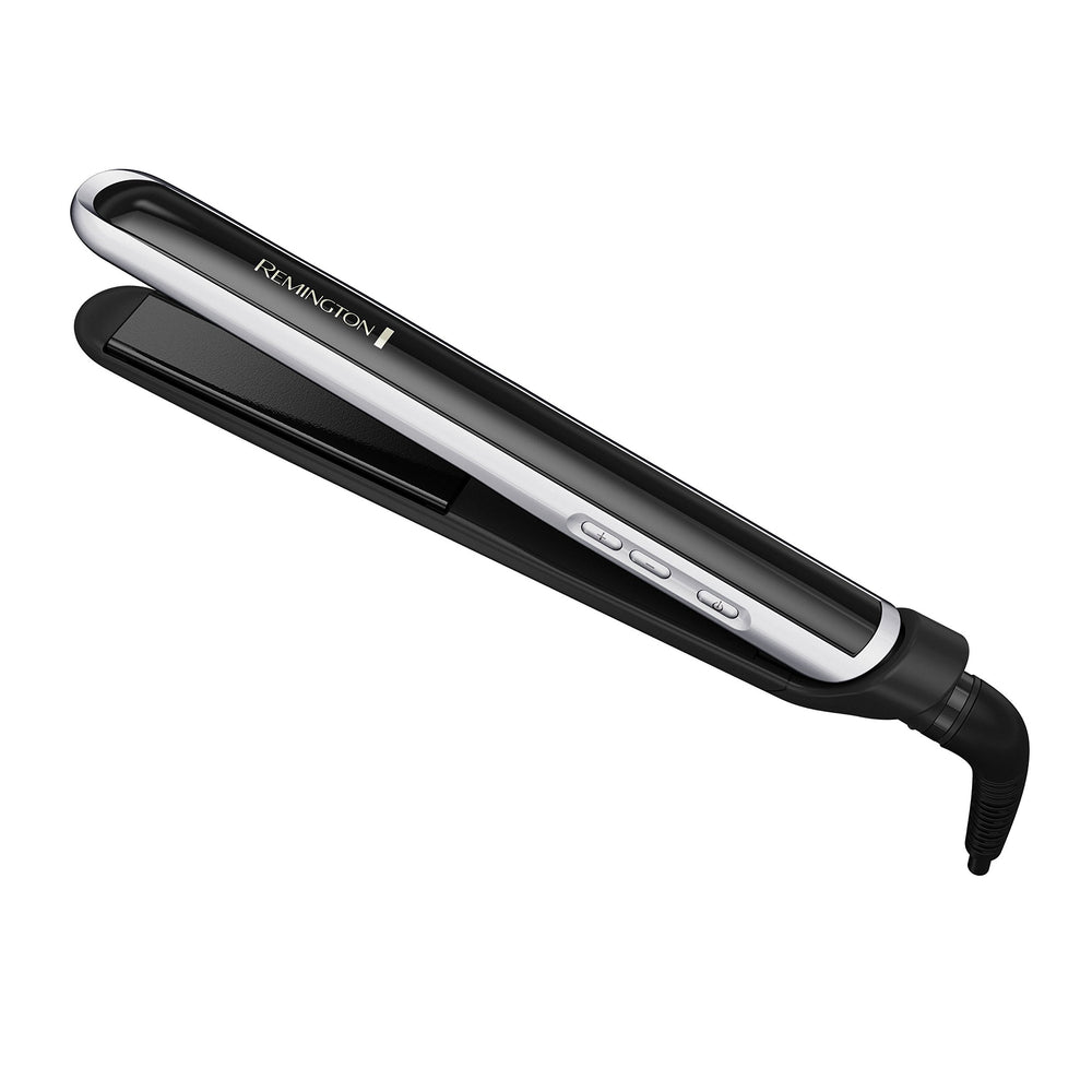 Remington Pearl Pro flat iron with 1-inch ceramic plates for smooth glide