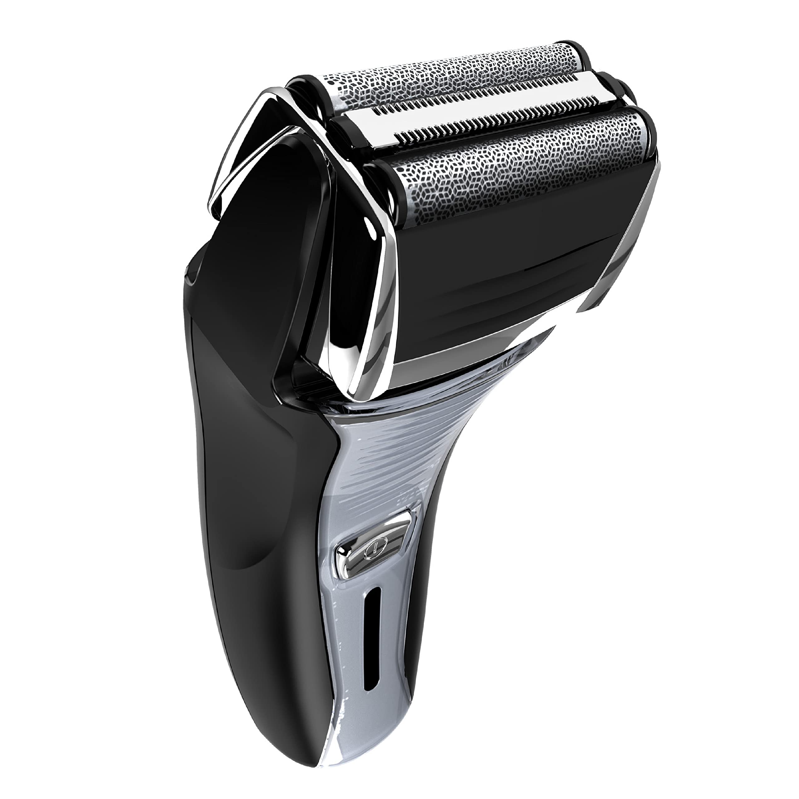 Remington pivot and flex foil technology hugs facial contours for even contact.