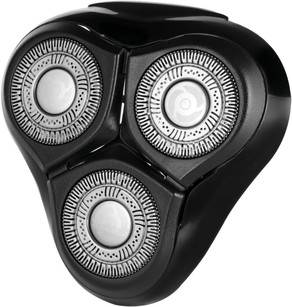 Remington PrecisionPlus shaver head assembly close-up for renewed performance.