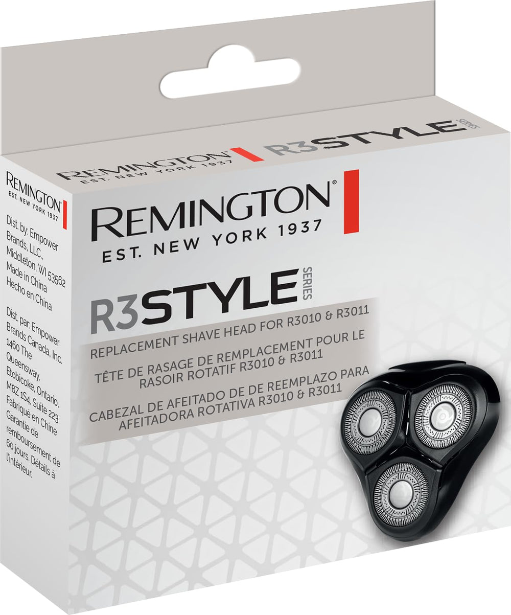 Remington PrecisionPlus twin-track blades close-up delivering quick, close shaves with better skin contact.