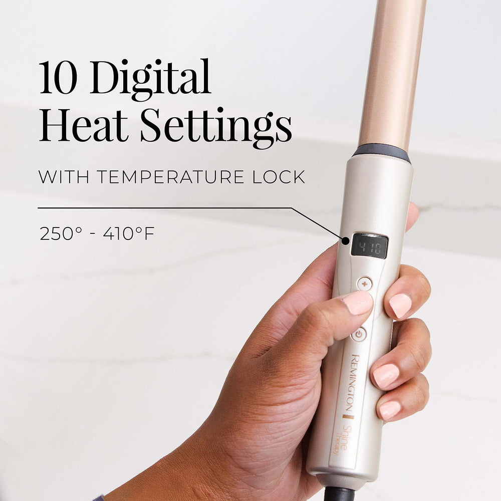 Remington Shine Therapy 30-second heat-up speeds up your morning routine.