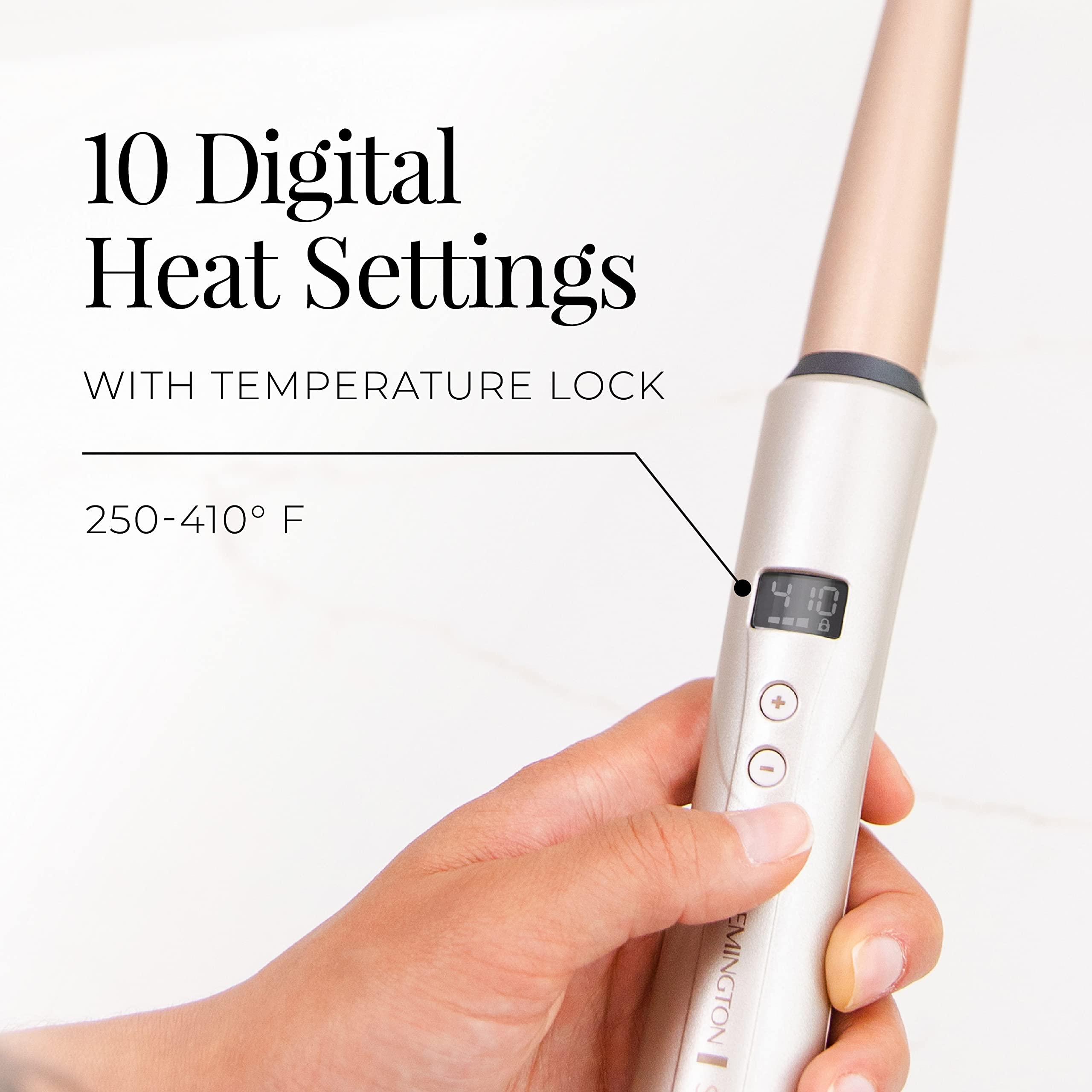 Remington Shine Therapy 30-second heat up minimizes wait time.