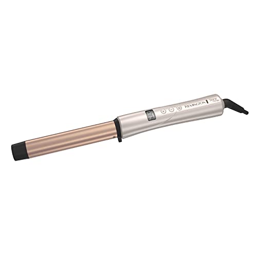Remington Shine Therapy ceramic infusion tech visual highlighting even heat and glossy finish.