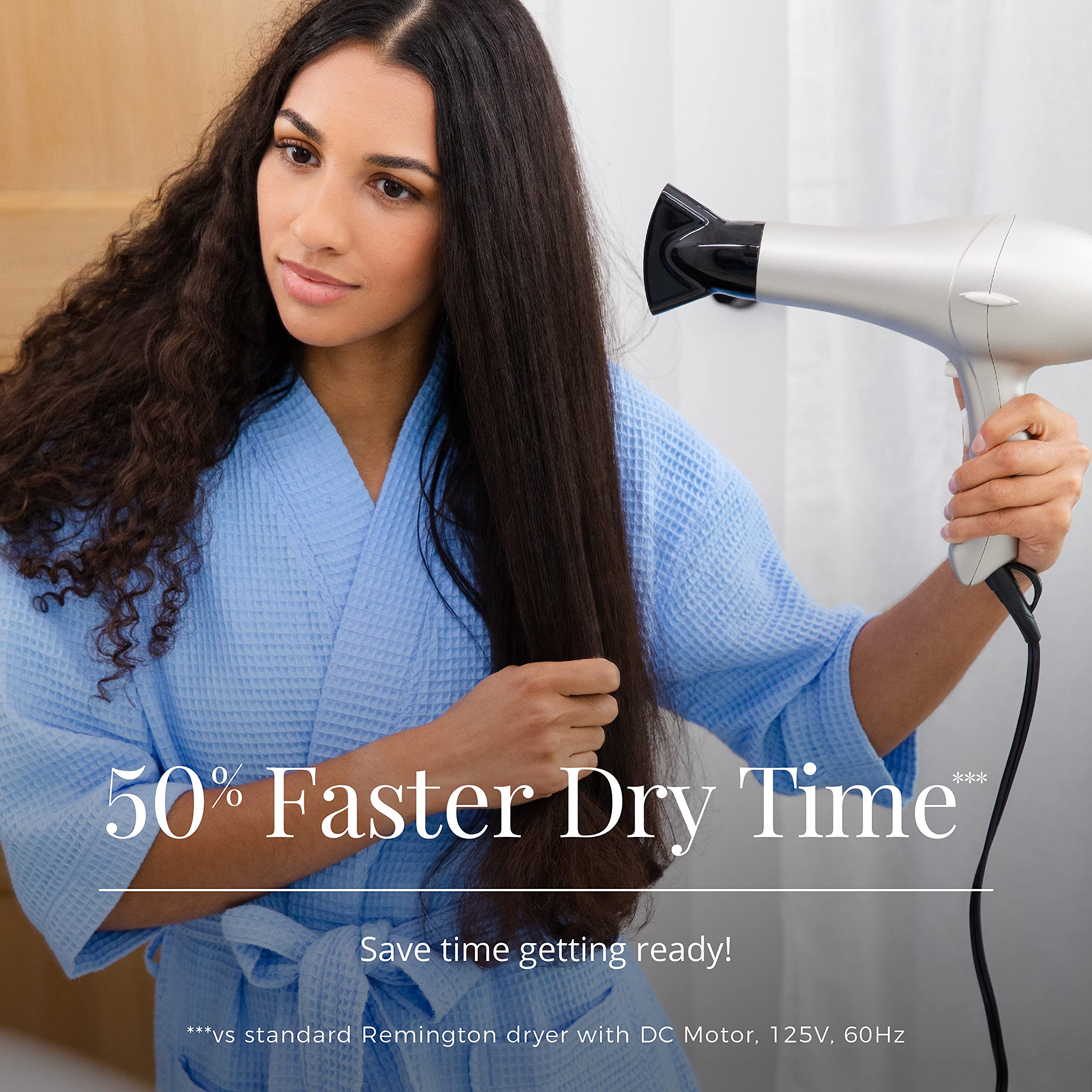 Remington Shine Therapy cool shot locks in the style
