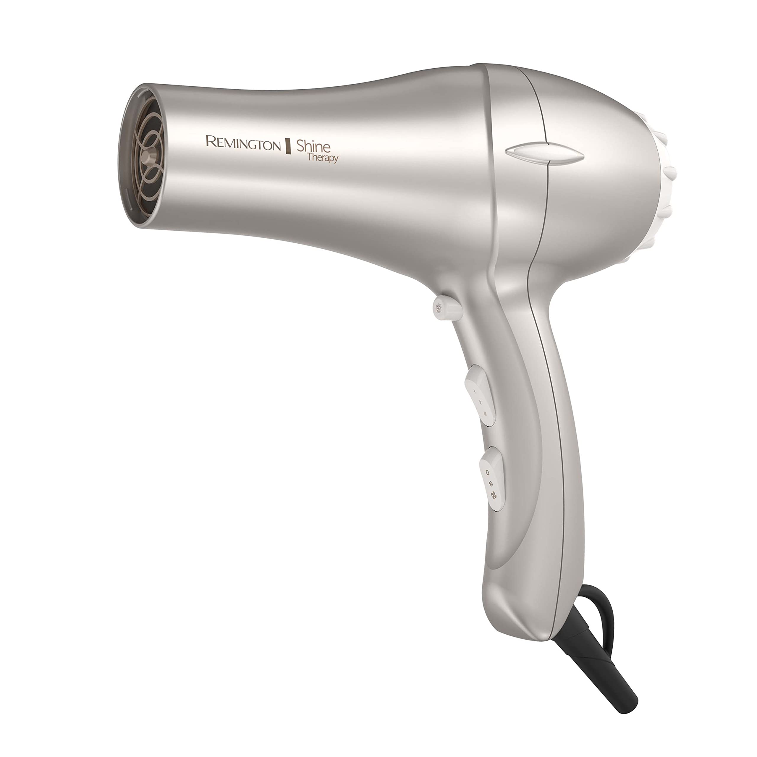 Remington Shine Therapy dryer showing ion generator for smoother styling