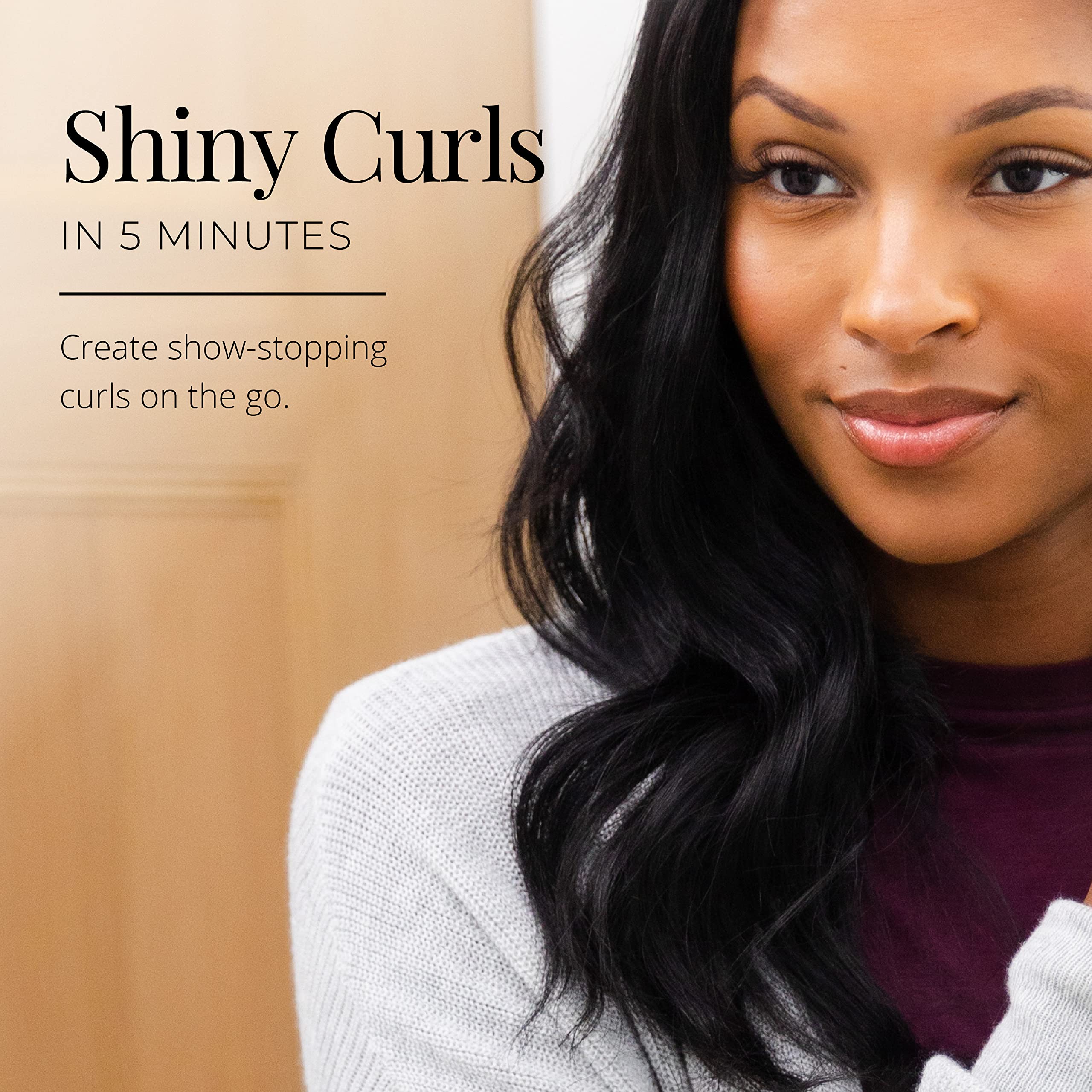 Remington Shine Therapy LED indicator shows when the rollers are ready.