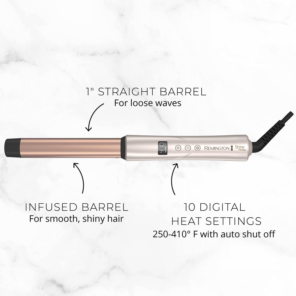 Remington Shine Therapy radiant shine on color-treated hair.