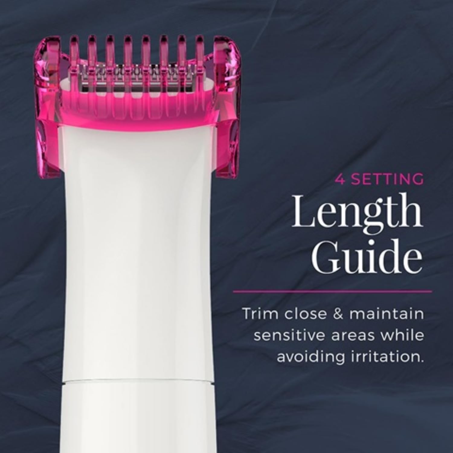 Cordless operation powered by a single AA battery for portability.