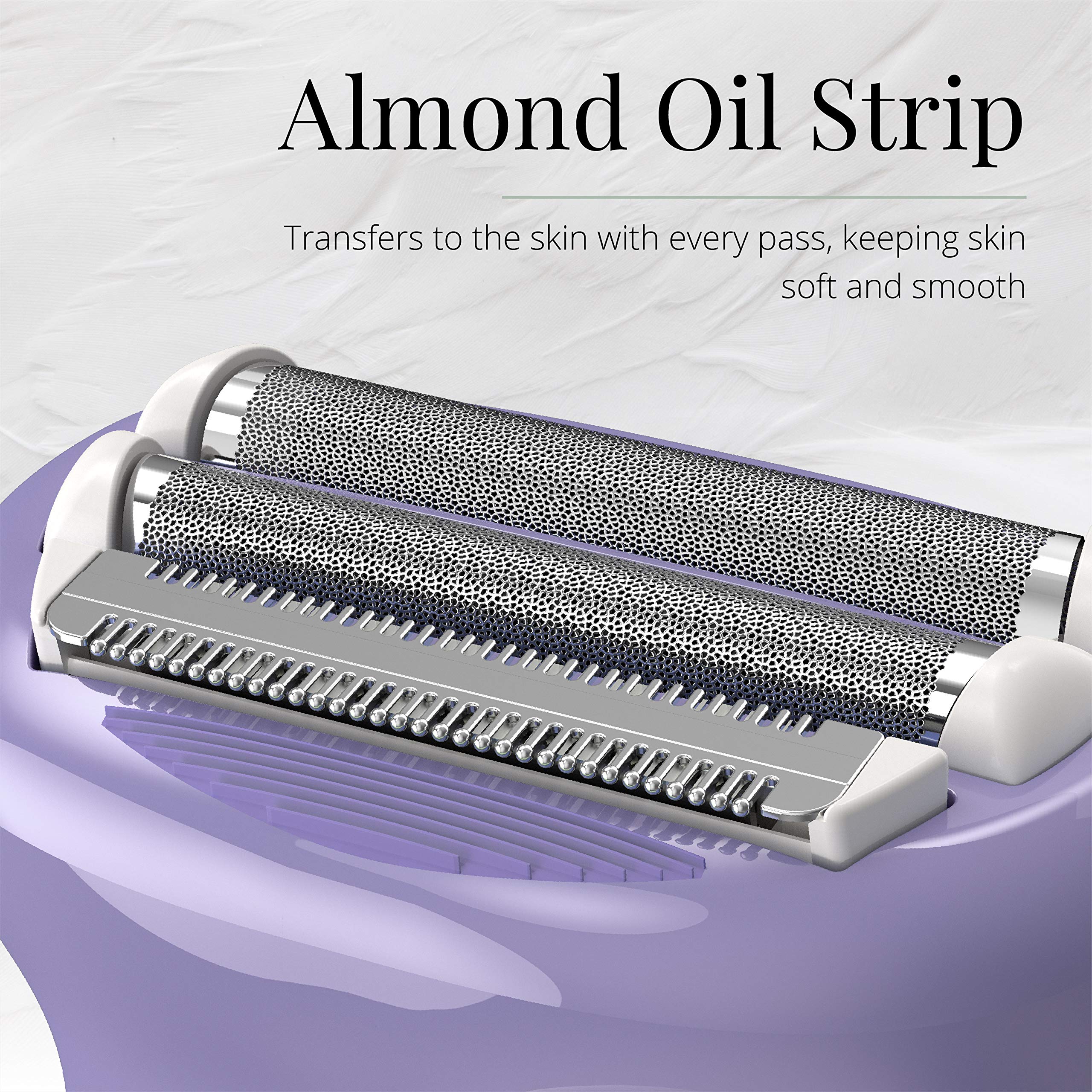 Cordless Remington shaver offers up to 30 minutes of use.