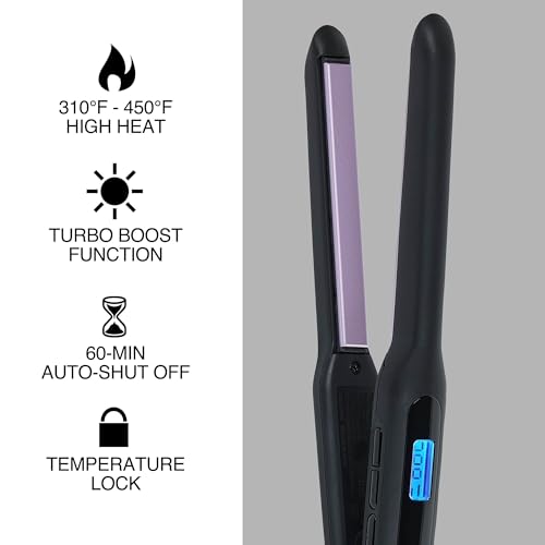 Remington titanium protection ceramic coating protects hair during styling.