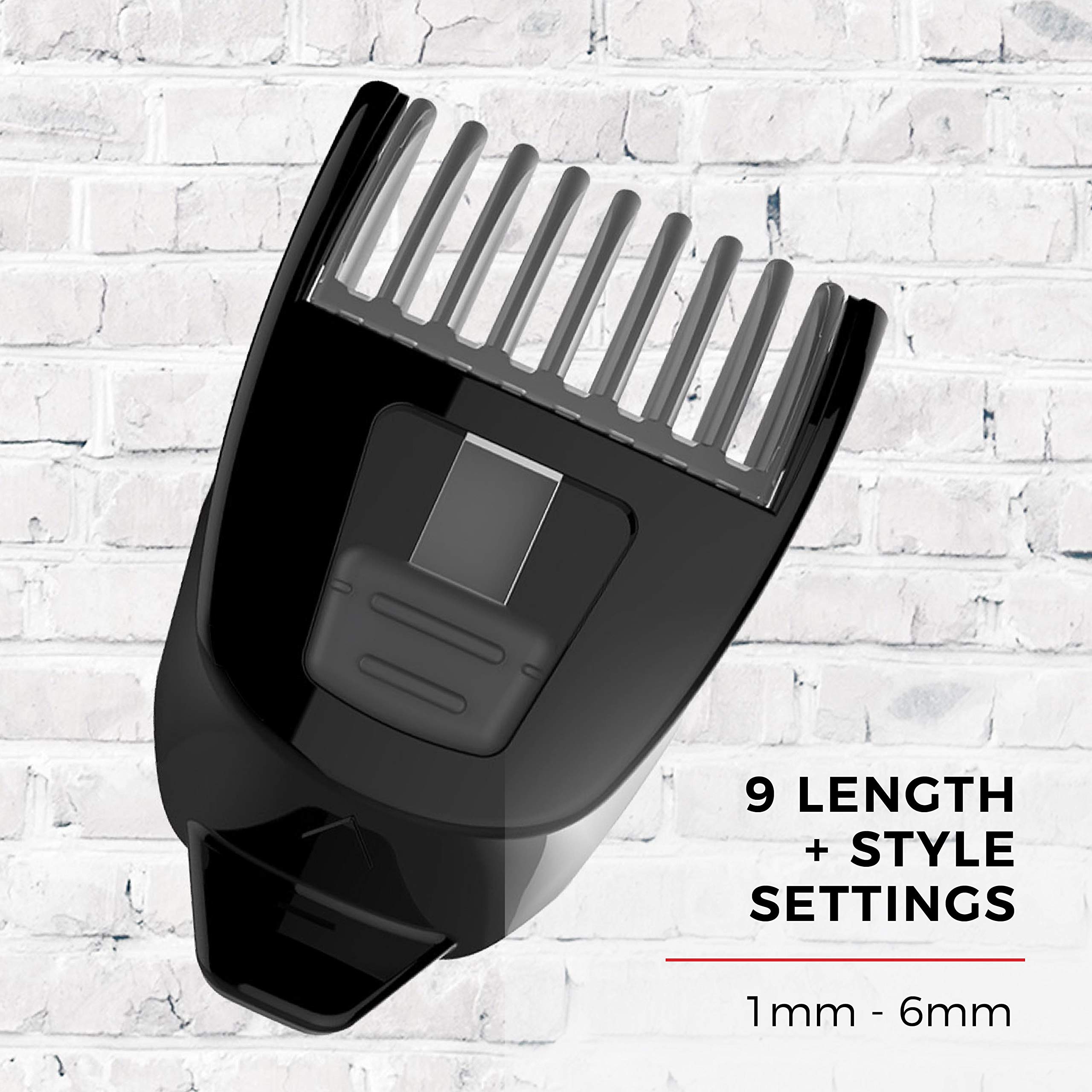 Remington nose and ear trimmer for hard-to-reach areas.