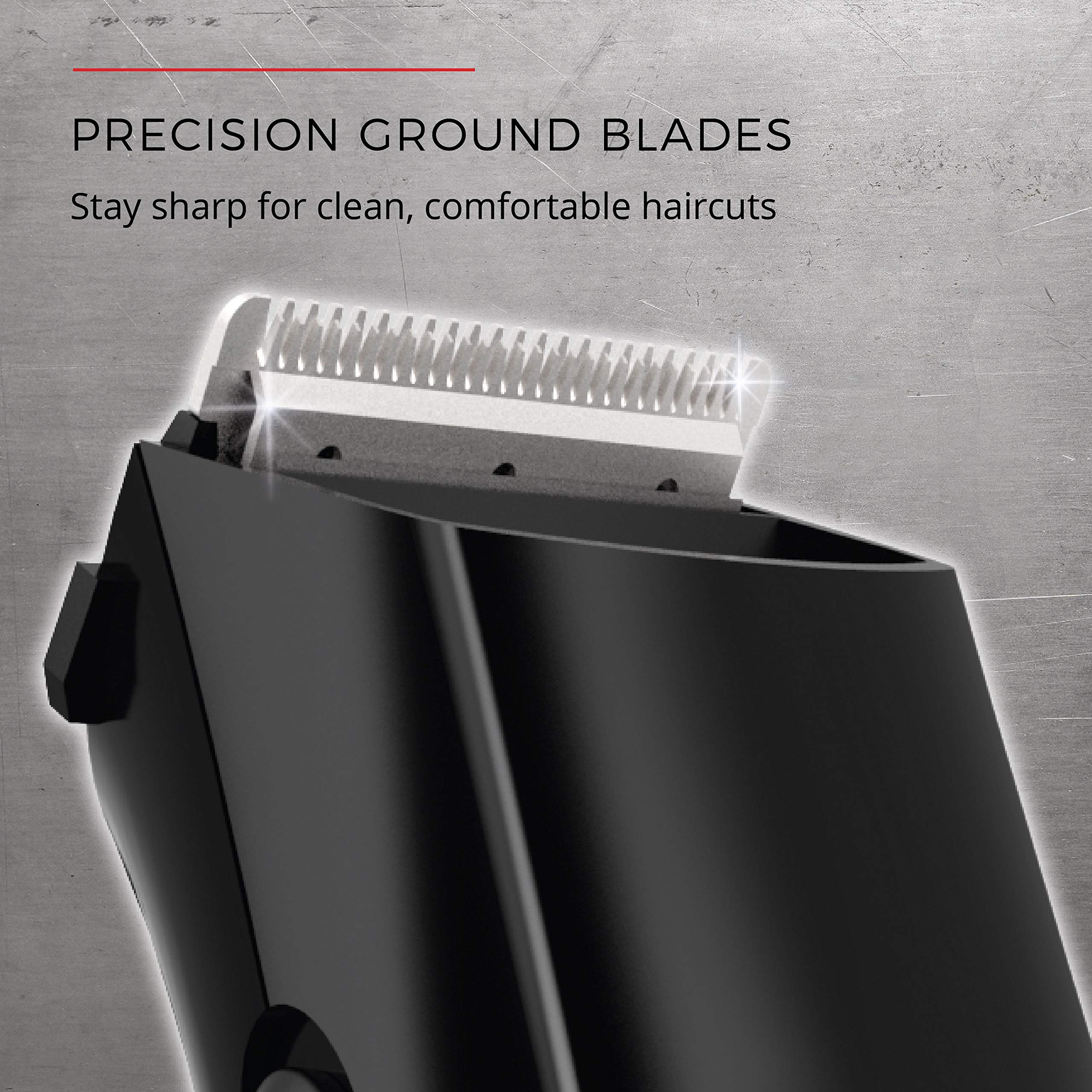 Remington vacuum haircut kit 6-guide-combs for versatile lengths