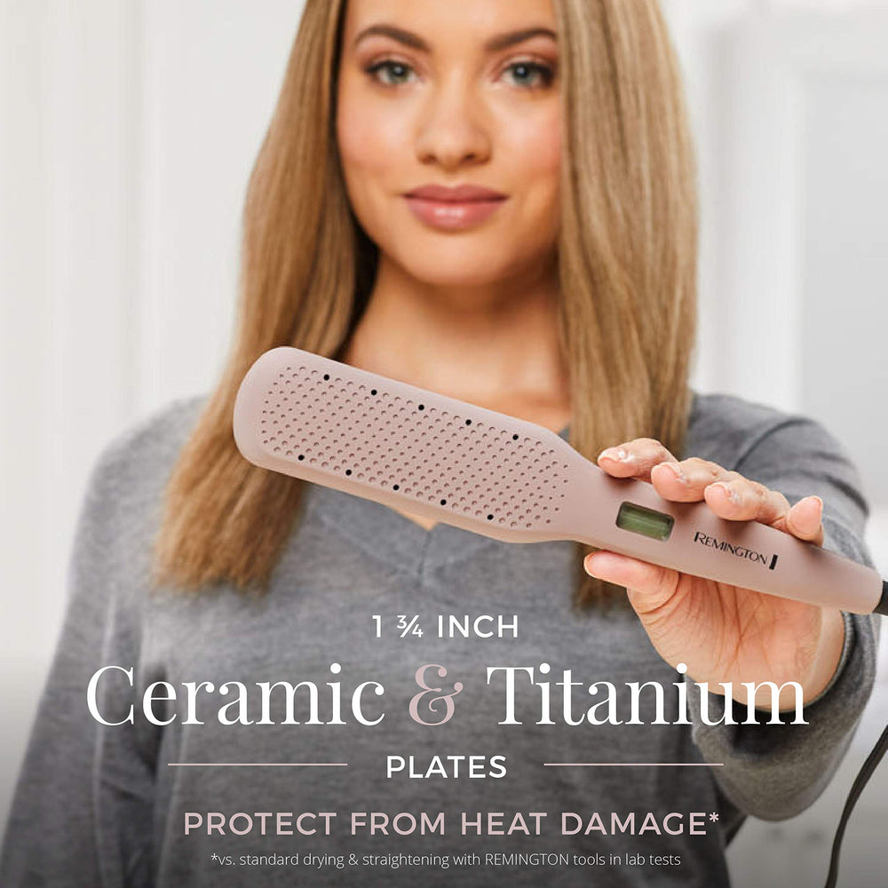 Remington Wet2Straight mauve color adds a stylish touch to routine