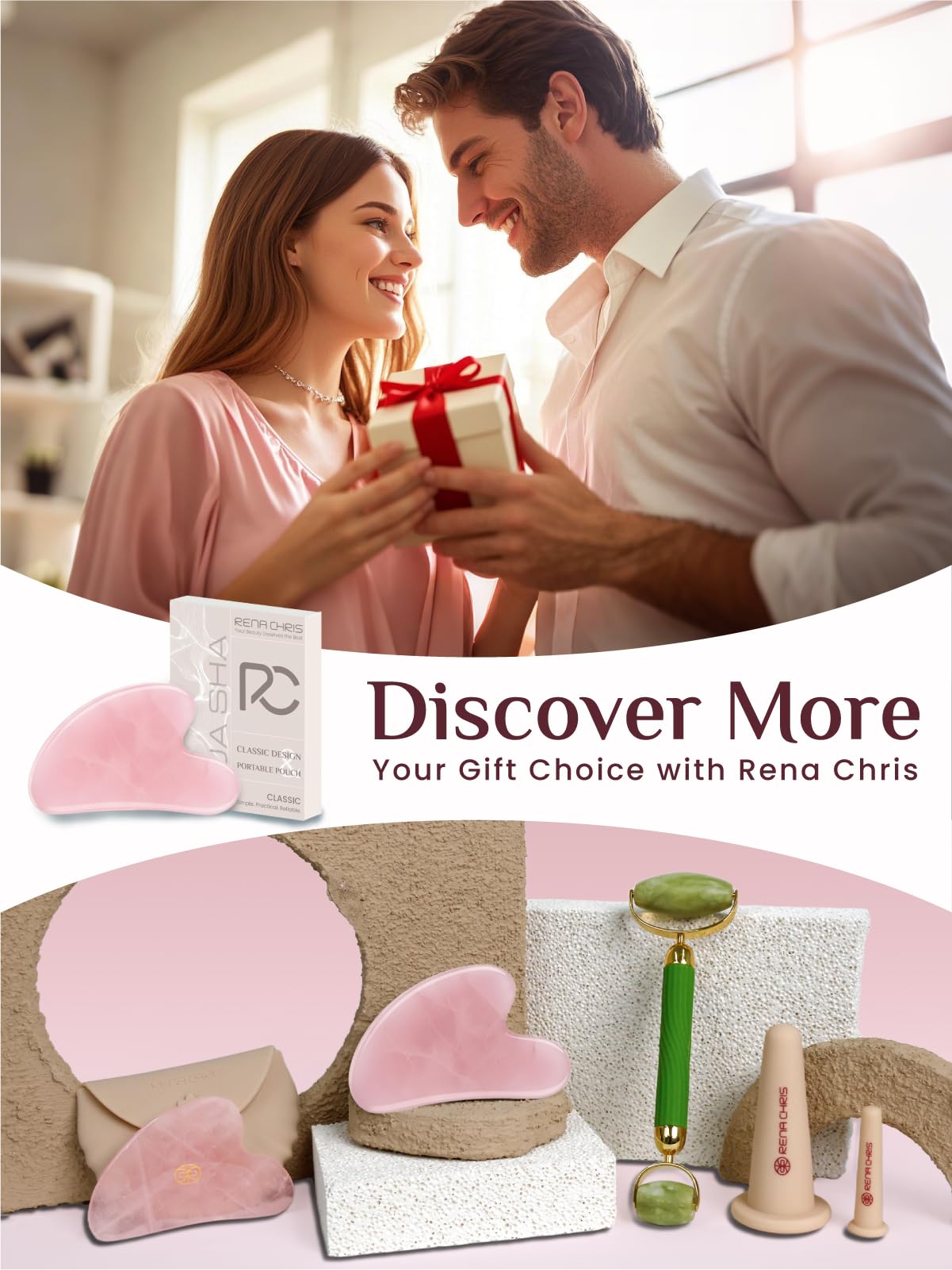 Rena Chris elegant box packaging for gifting and care