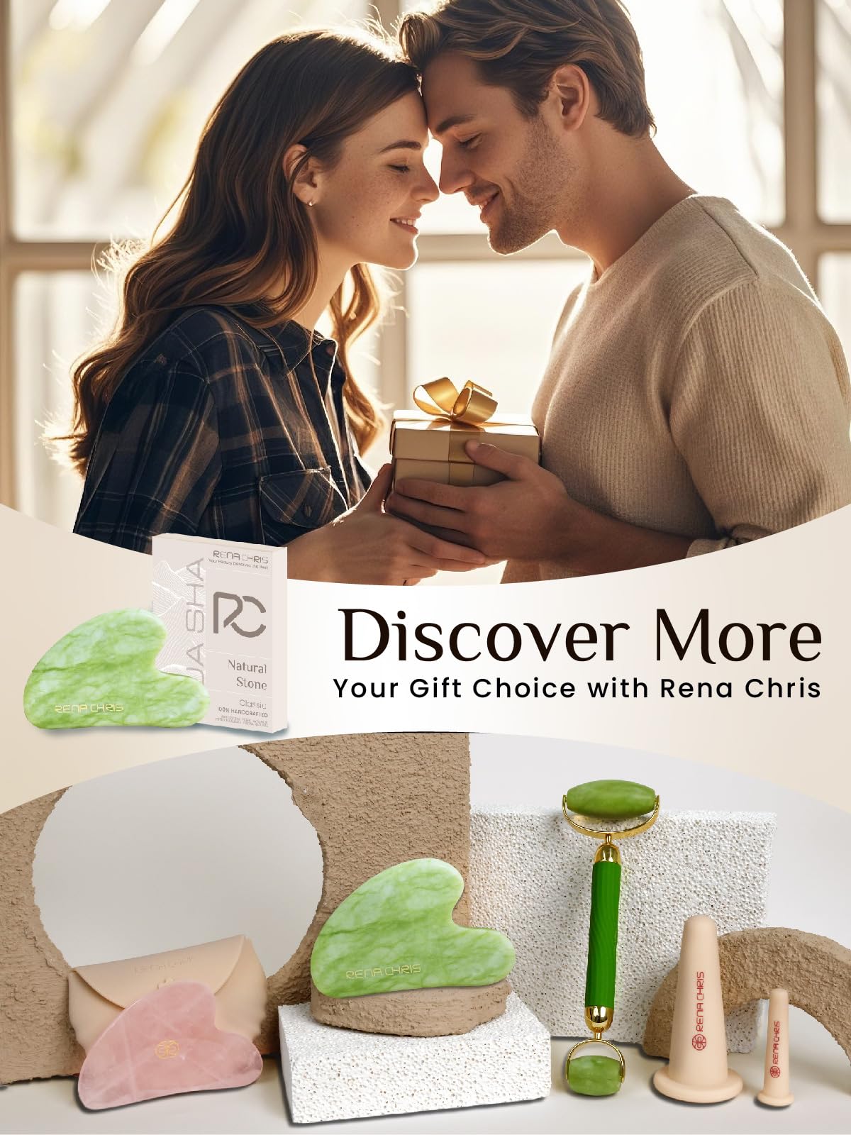 Rena Chris elegant packaging box for gifting and storage.
