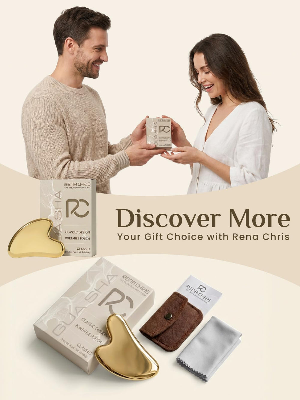 Rena Chris spa-like routine promotes relaxation during skincare session.