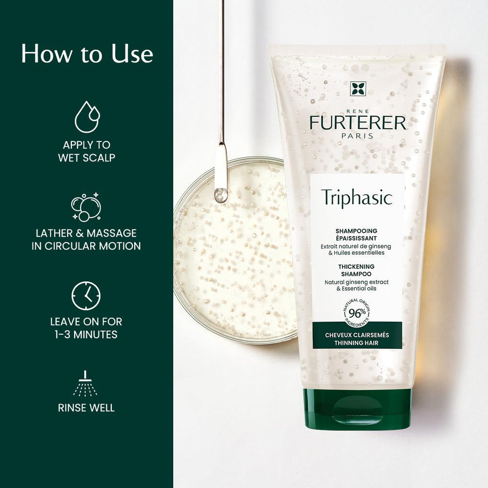 Rene Furterer Triphasic packaging communicates premium scalp care