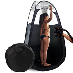 Reneebeautytan large spray tan tent pop-up for quick setup and convenience.