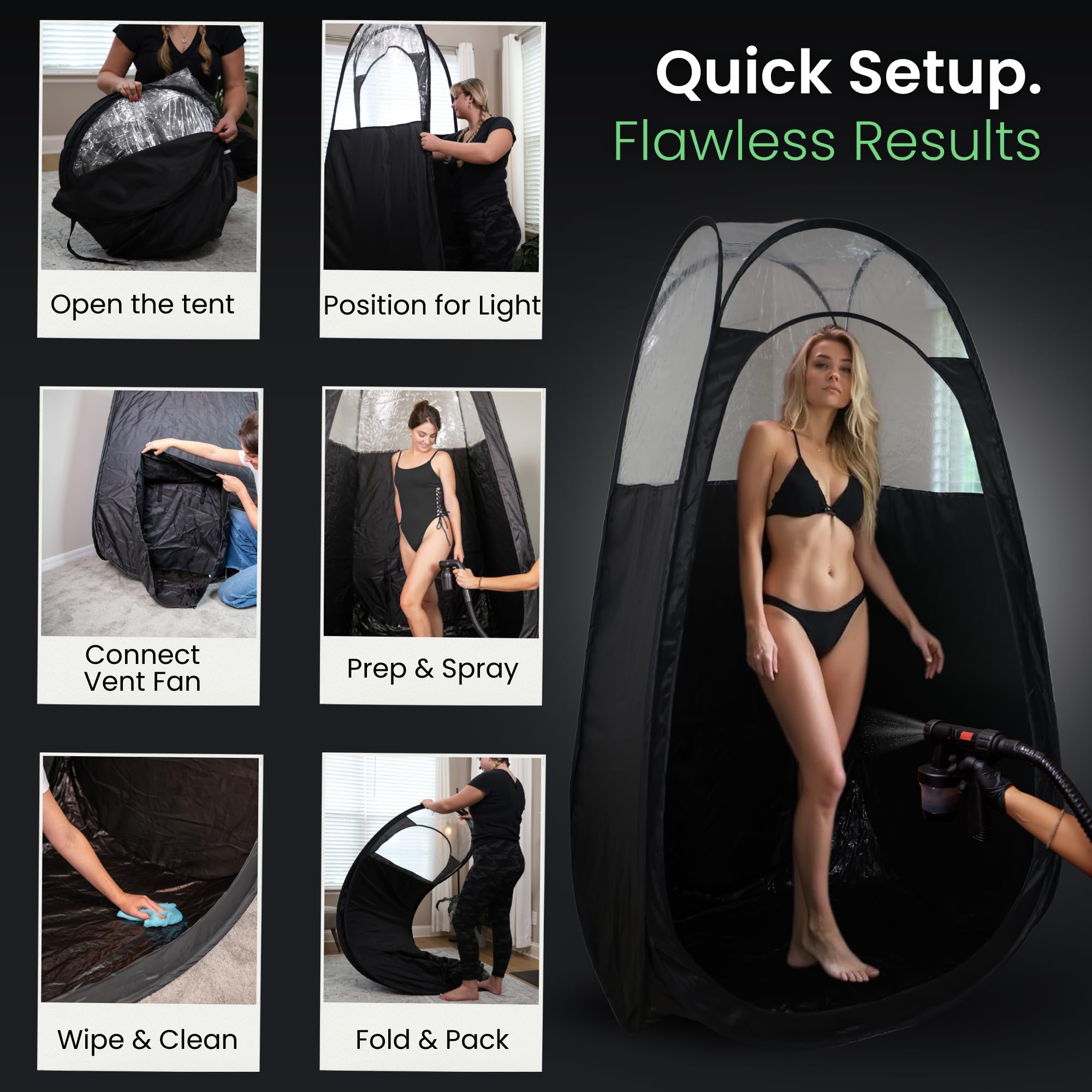Reneebeautytan professional or home use design supports versatile setups.