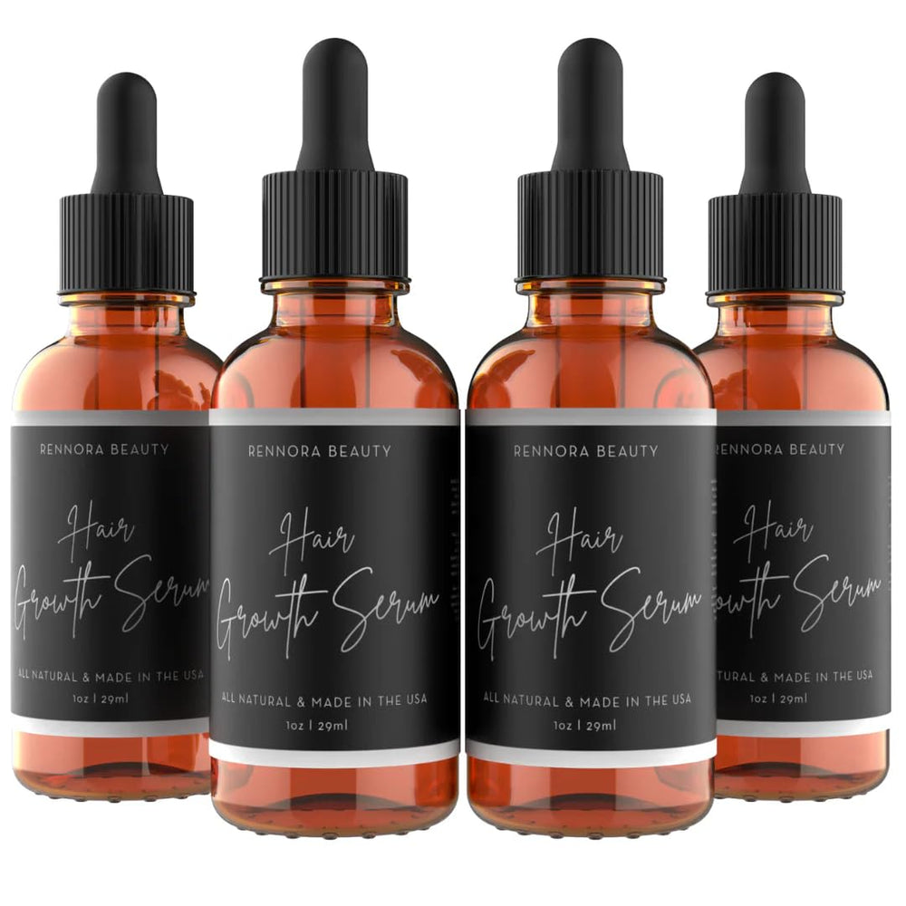 Rennora Beauty Hair Growth Serum bottle ready for scalp application.