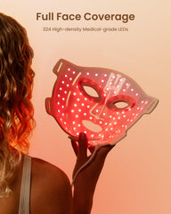 RENPHO 4D mask contoured design hugs facial curves for comfort