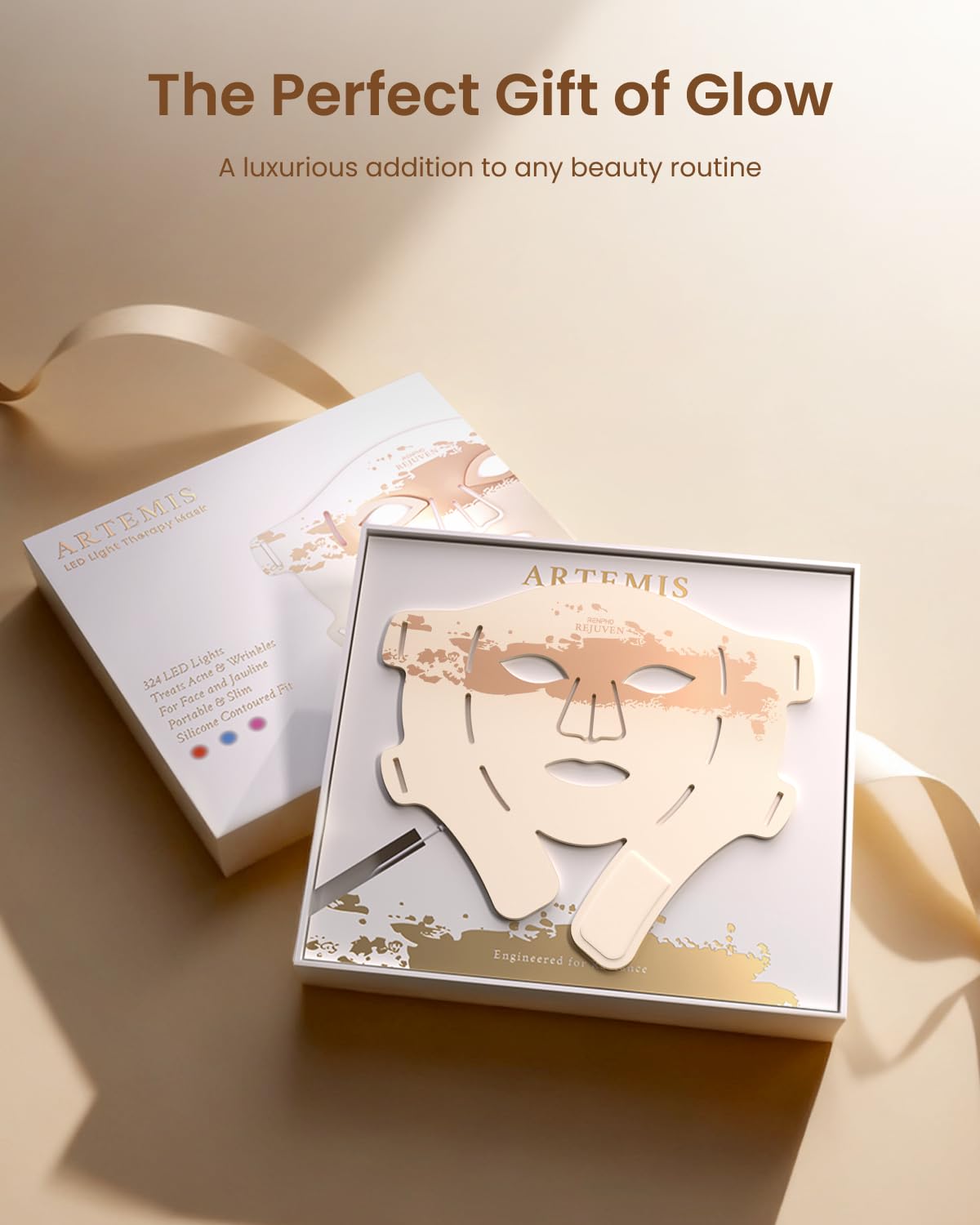 RENPHO 4D mask glow on demand for radiant skin moments