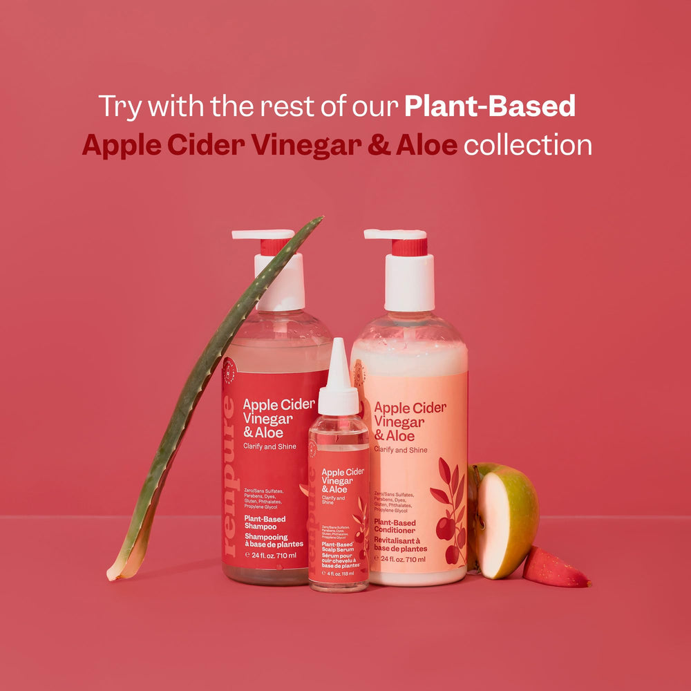 Renpure champú sin sulfatos, etiqueta limpia, naturalidad suave.