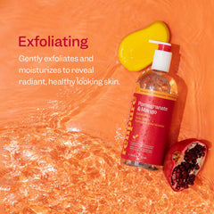 Renpure Granada Mango exfoliante corporal en la ducha para piel suave