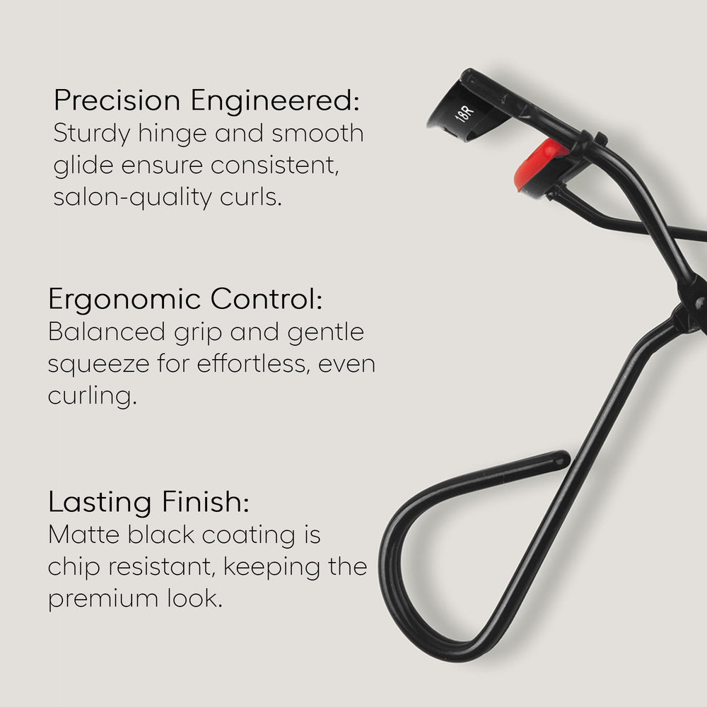 rephr 18R narrow-round curler includes five premium silicone refill pads