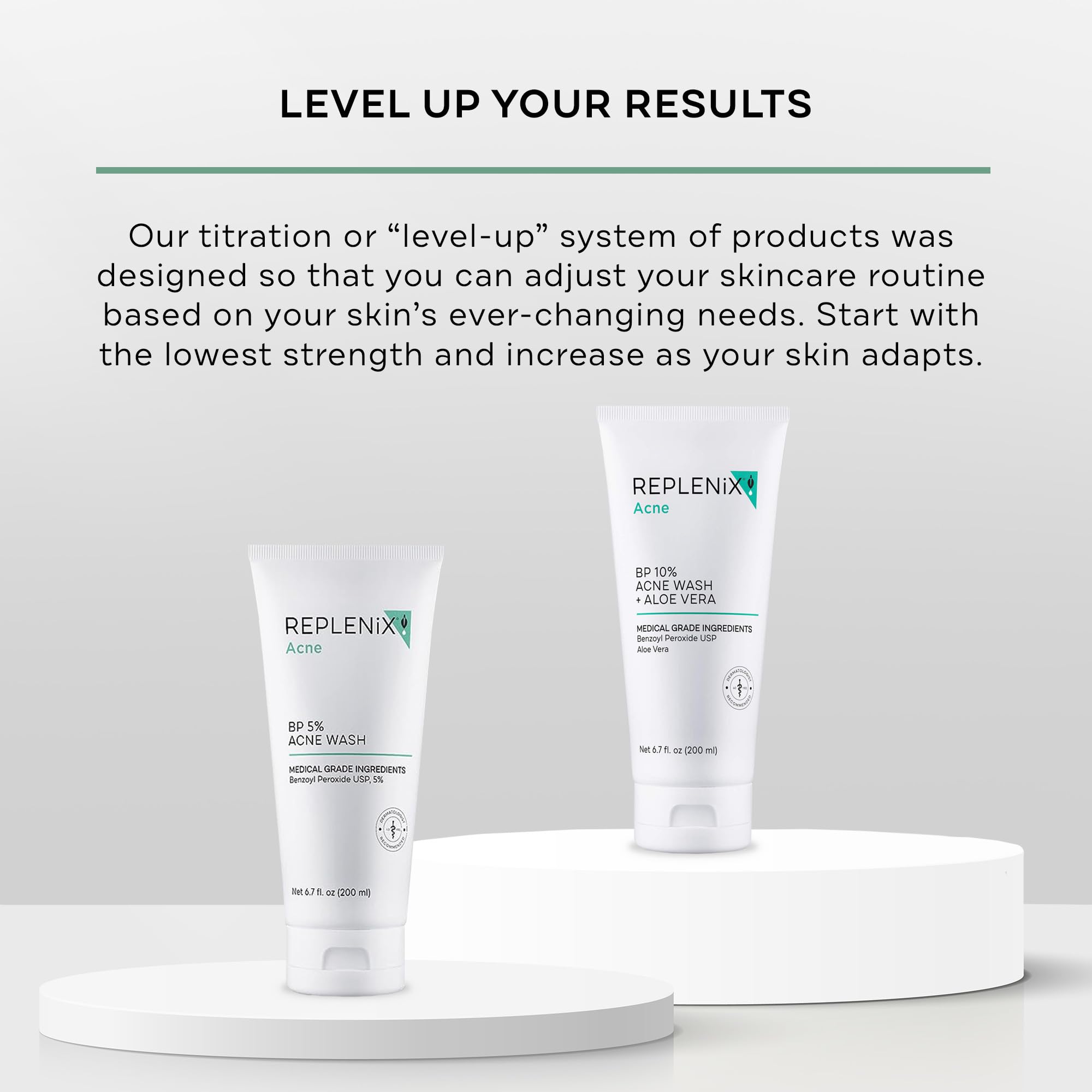 Replenix aloe vera soothing ingredients highlighting calming formula
