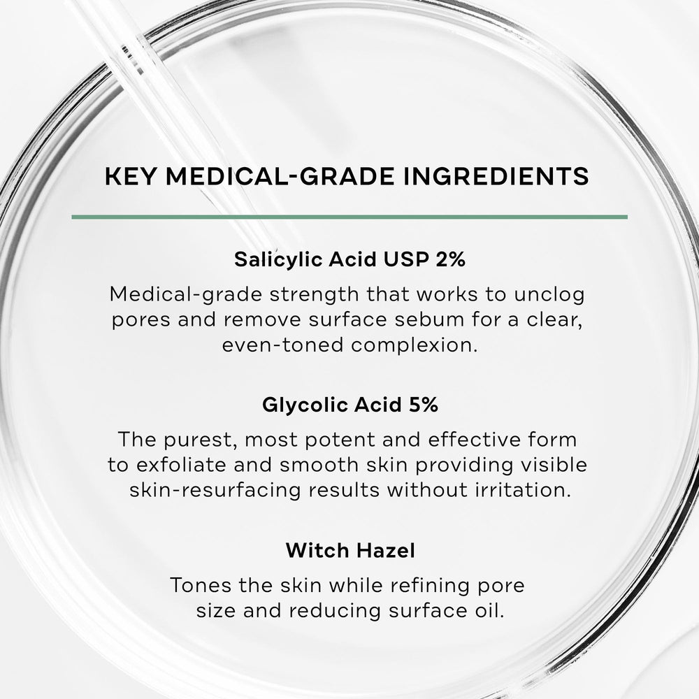 Replenix Gly-Sal Clarifying Acne Pads daily-use design near mirror.