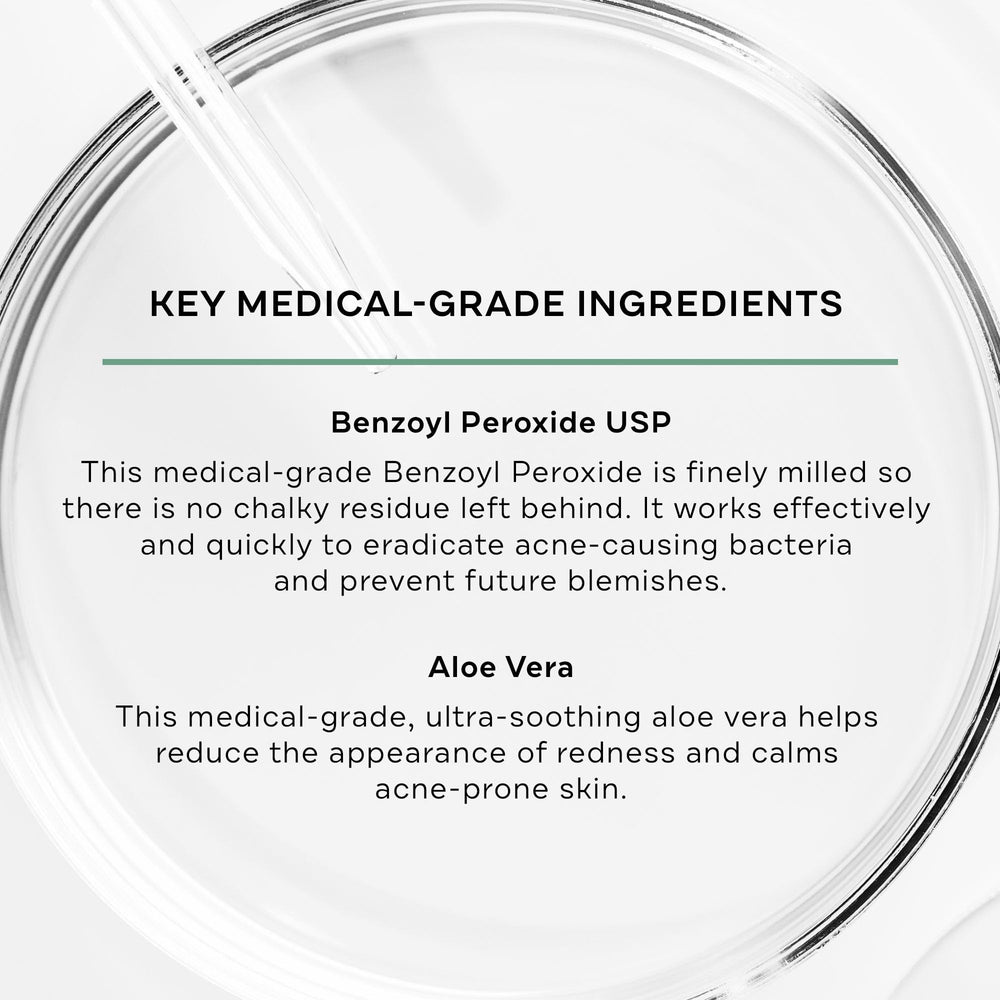 Close-up of pores with Replenix clarifying cleanse imagery