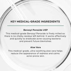 Close-up of pores with Replenix clarifying cleanse imagery