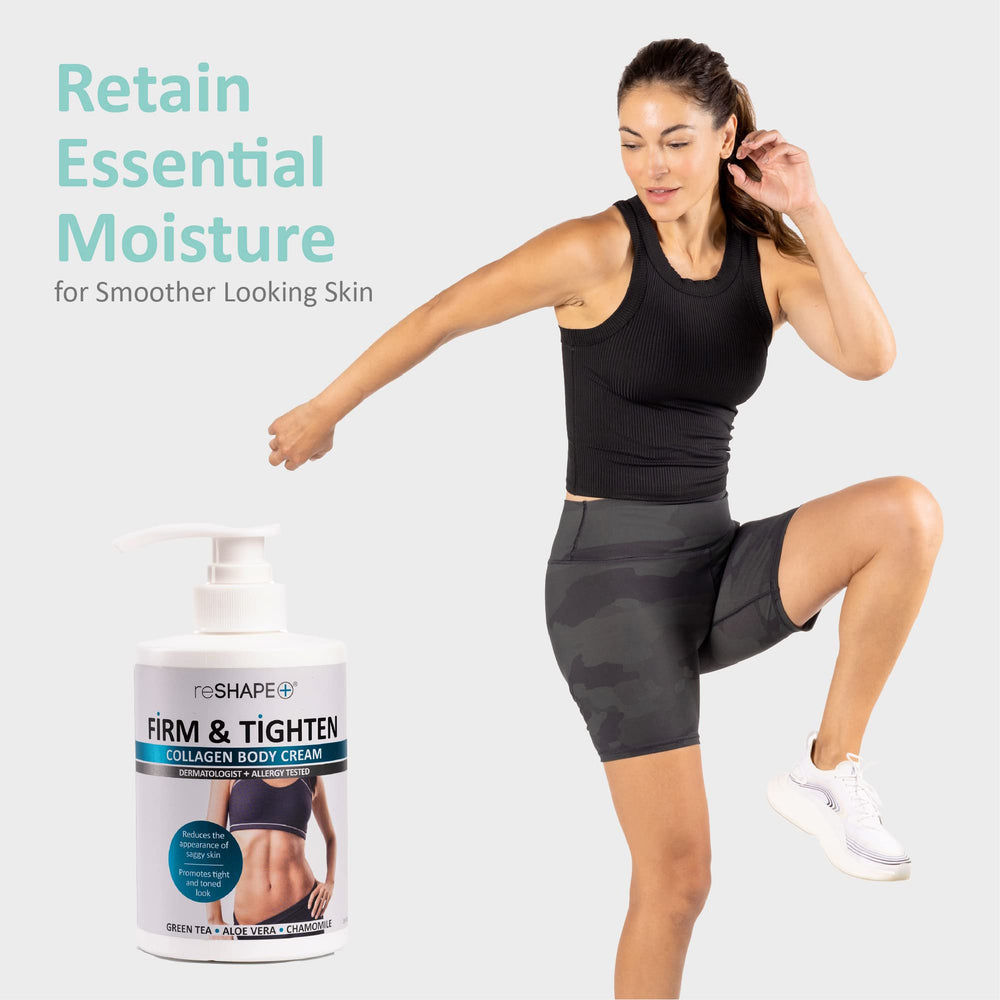 reshape+ crema de colágeno en la cara ofrece hidratación diaria suave