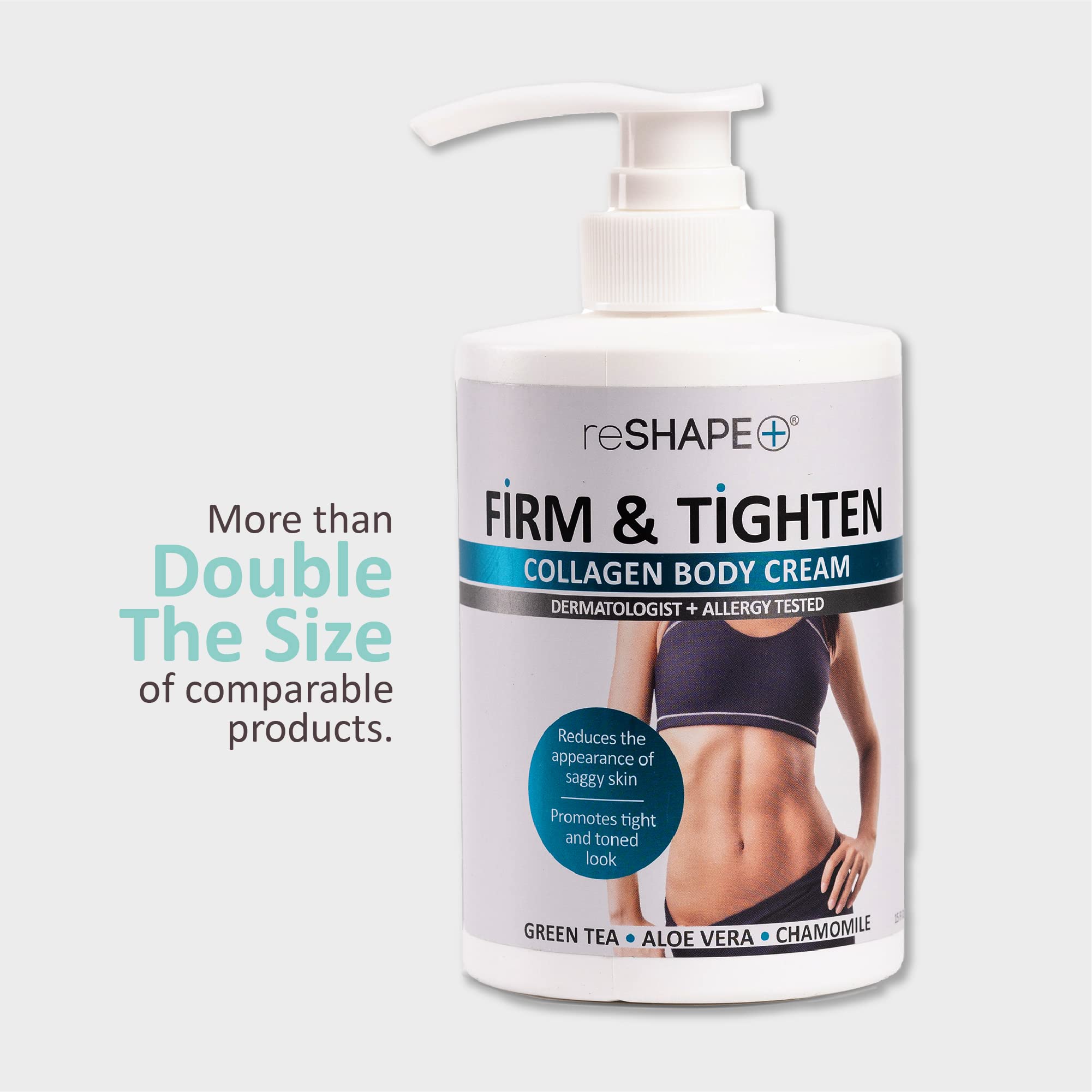 reshape+ crema de colágeno aporta firmeza y elasticidad visible
