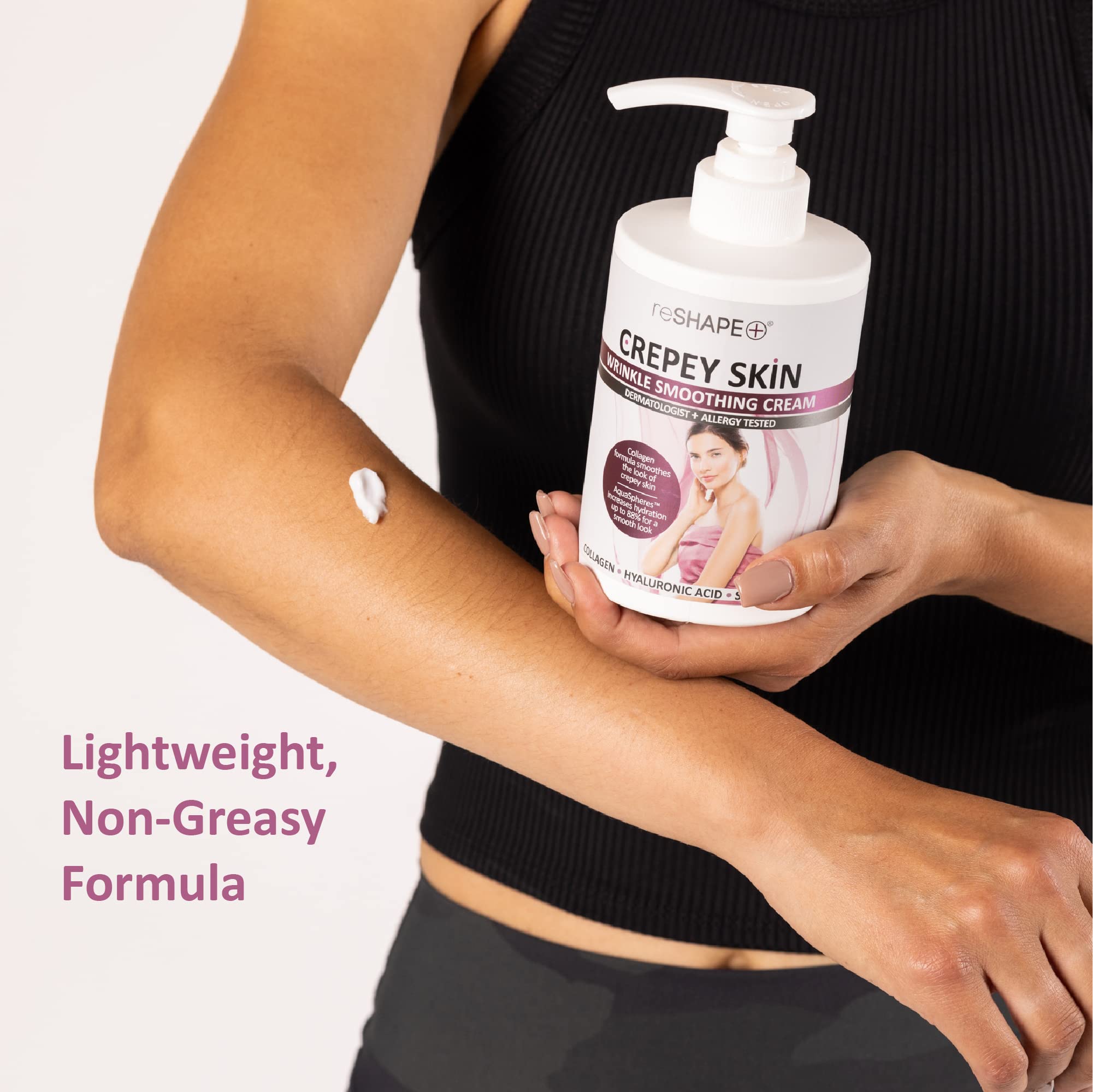 Reshape+ crema cuerpo: Aquasferas para hidratación intensa