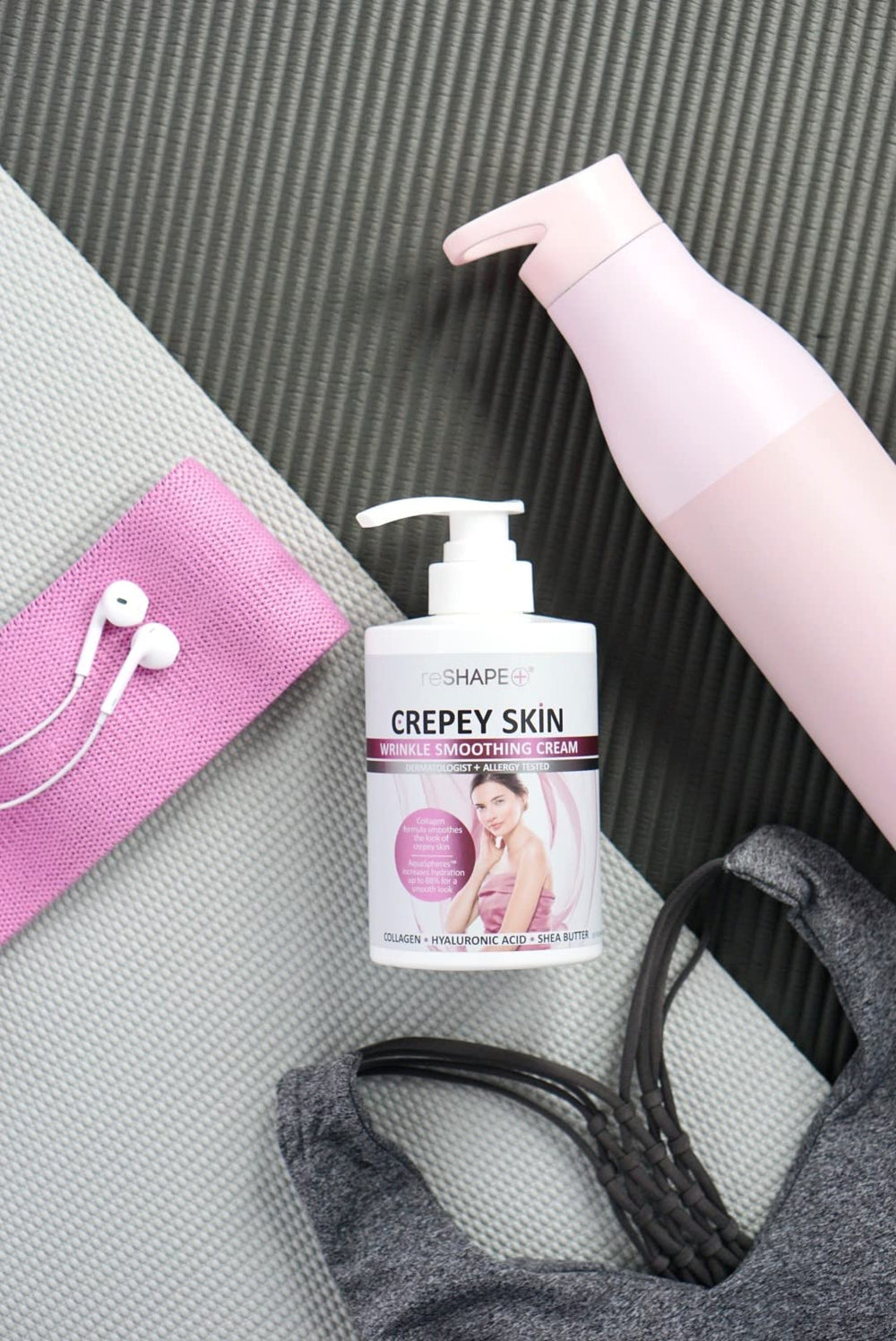 Reshape+ crema cuerpo: envase grande de 15 onzas para uso prolongado