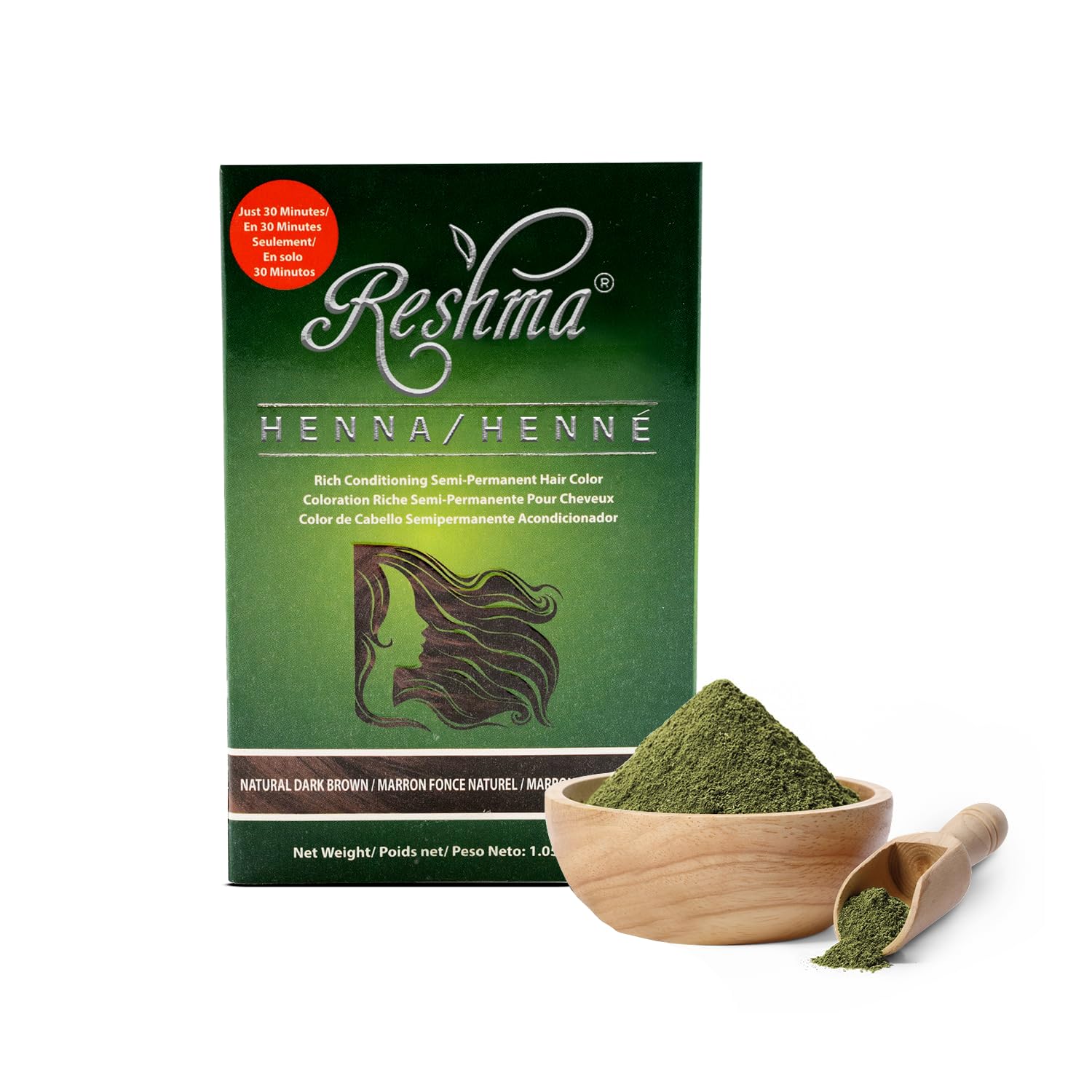 Reshma Beauty Henna powder packet for quick, even color and conditioning