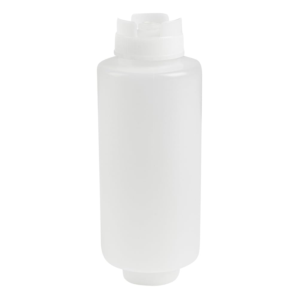 Restaurantware bottle with dispensing cap for controlled, precise sauce release.