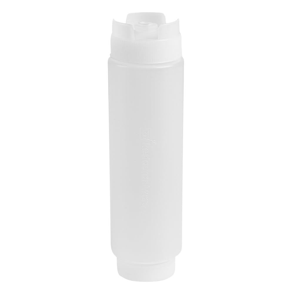 Restaurantware FIFO bottle dispensing-cap, precise control for sauces and dressings.