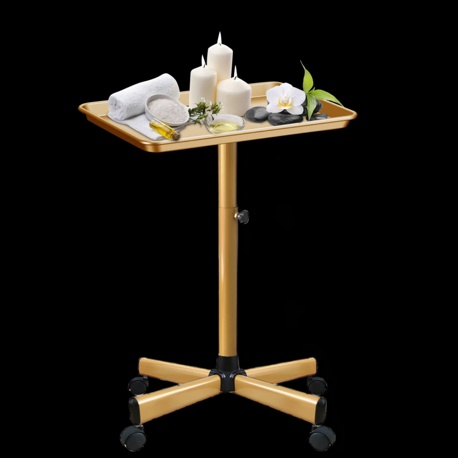 Gold finish adds premium look to beauty, spa, and dental settings.