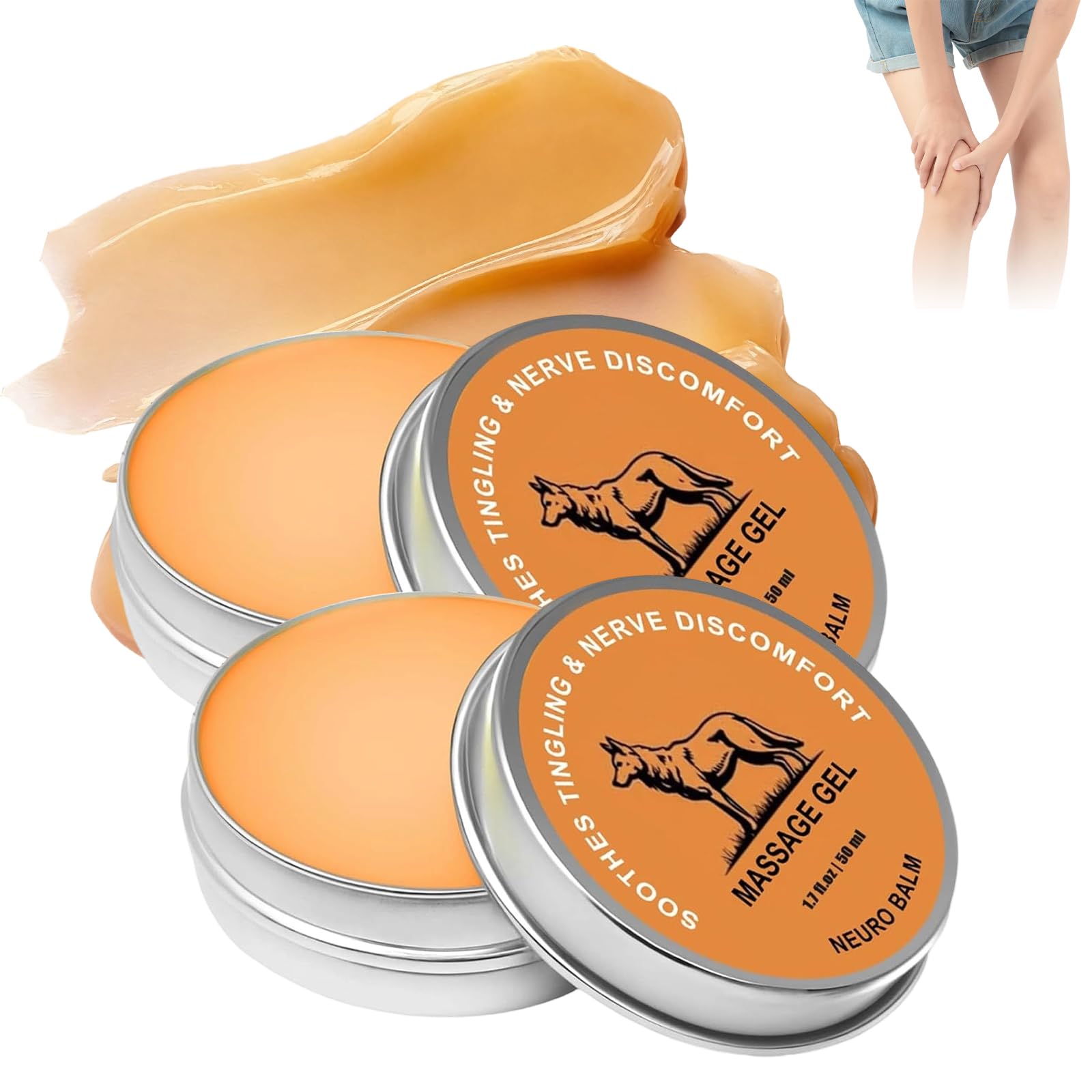 Retigazo Neuro Balm: bote compacto para alivio localizado y fácil de usar.