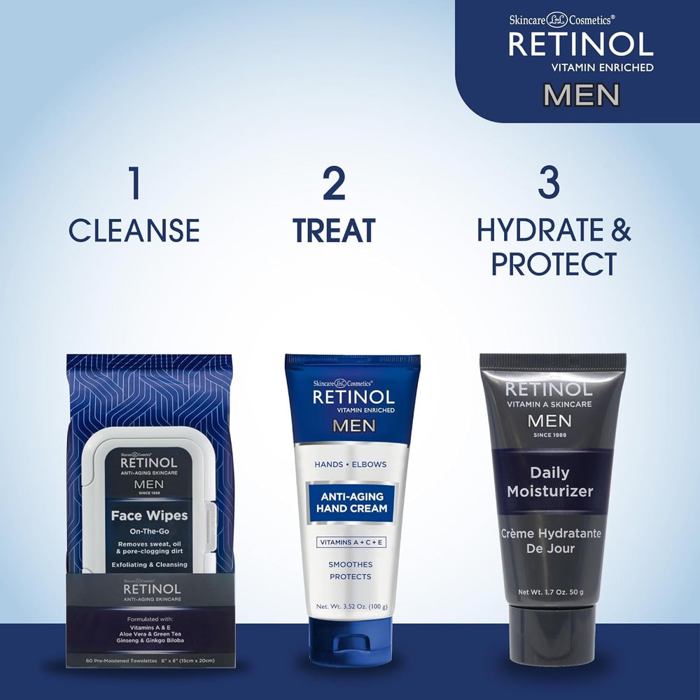 Envase estadounidense de Retinol, producto de confianza.