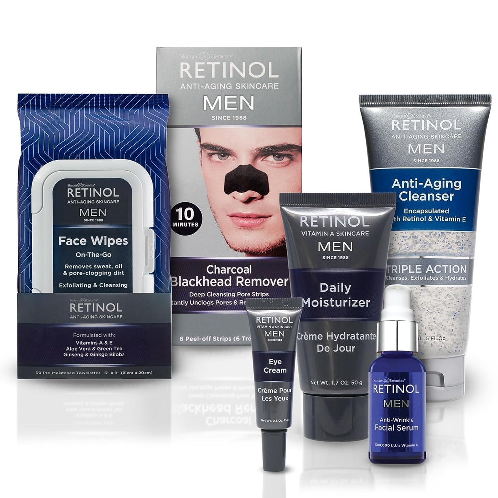 Etiqueta que destaca la historia de la marca Retinol.