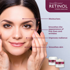 LIVAURA Retinol crema noche con vitaminas A, C y E para revitalizar la piel