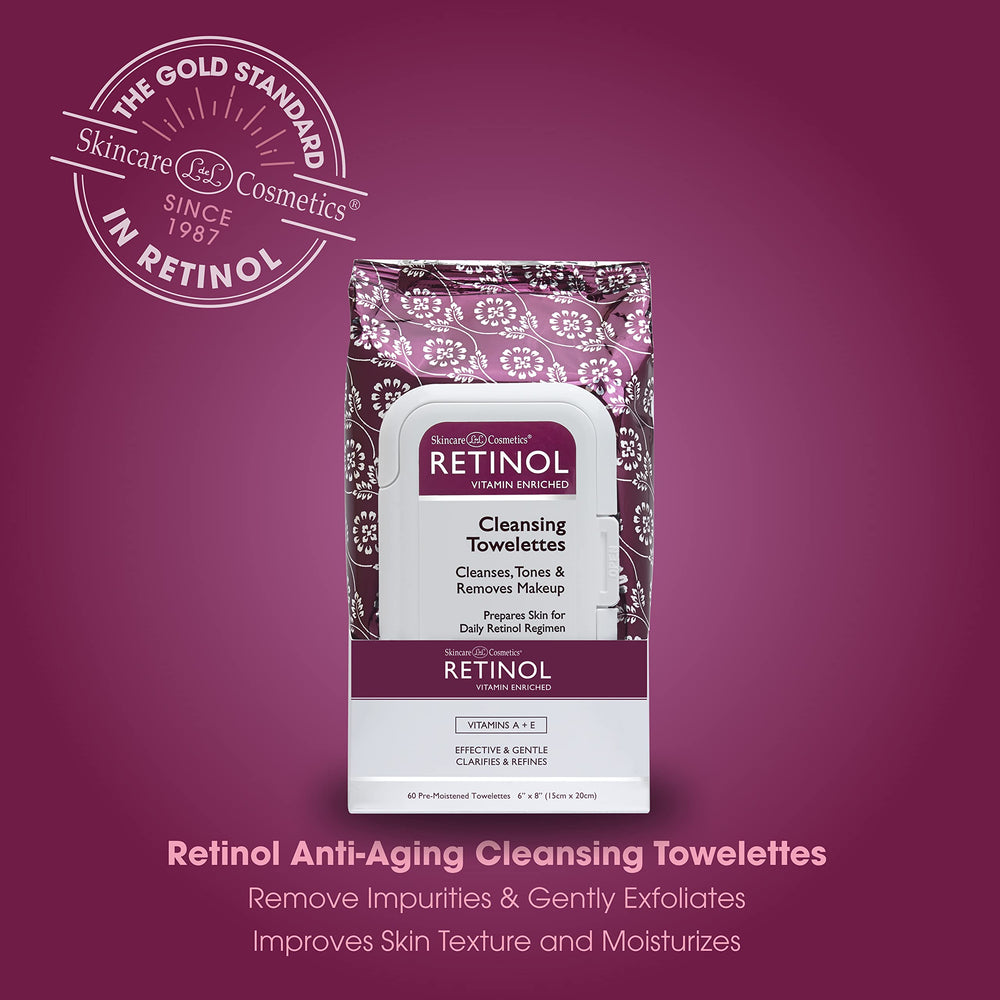 Retinol LIVAURA: toallitas exfoliantes diarias para una piel más suave.
