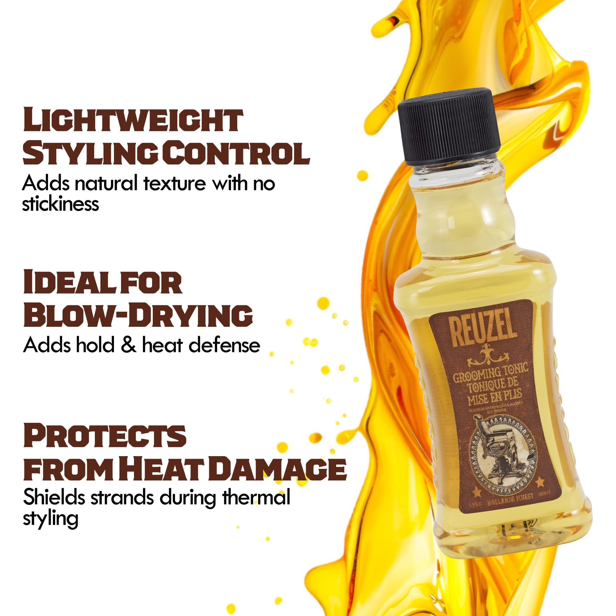 REUZEL natural ingredients rosemary and horsetail for styling support