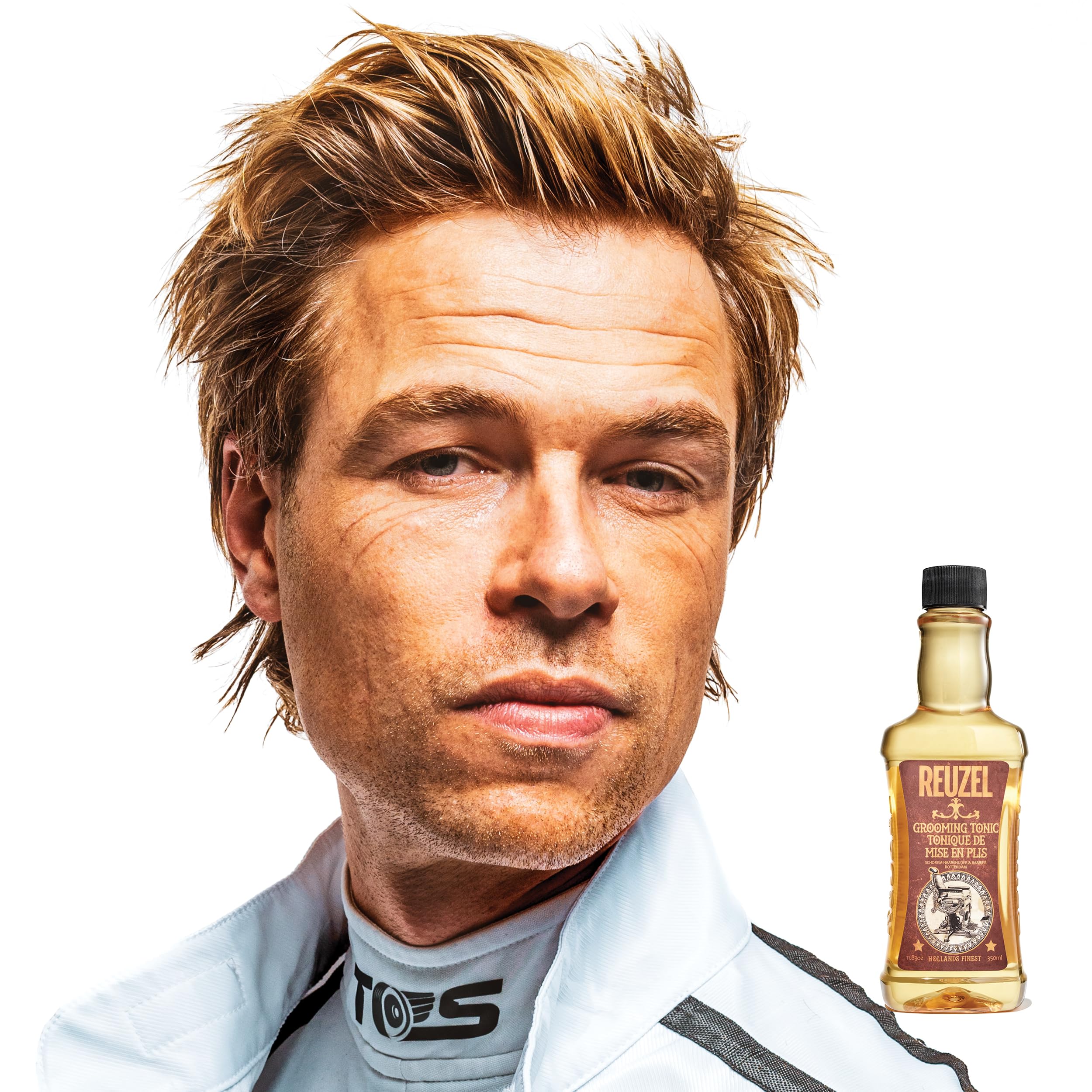 REUZEL Tónico ingredientes-hierbas cuida el cabello con mezcla natural.