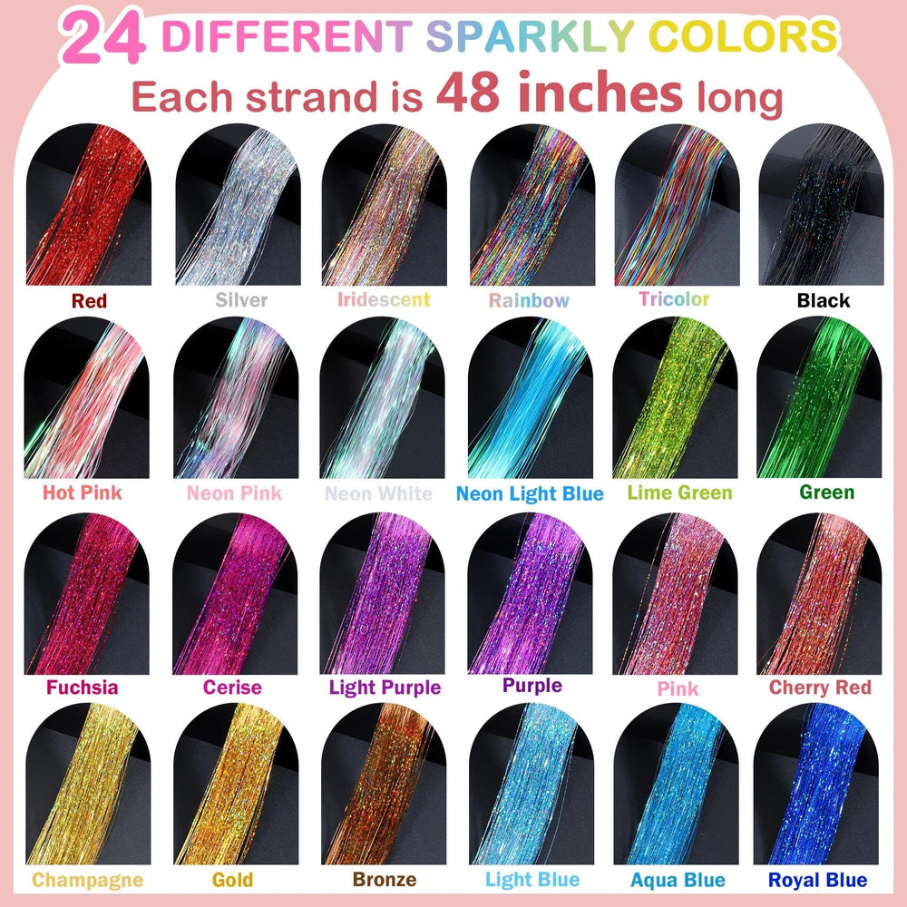 Revahope 8400 tinsel extensions for simple at-home styling