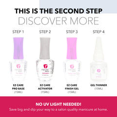 Revel Nail activador para acabado-brillo: aporta brillo intenso a las uñas.